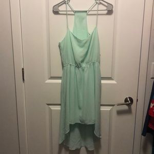 Forever 21 High-Low Mint Green Dress